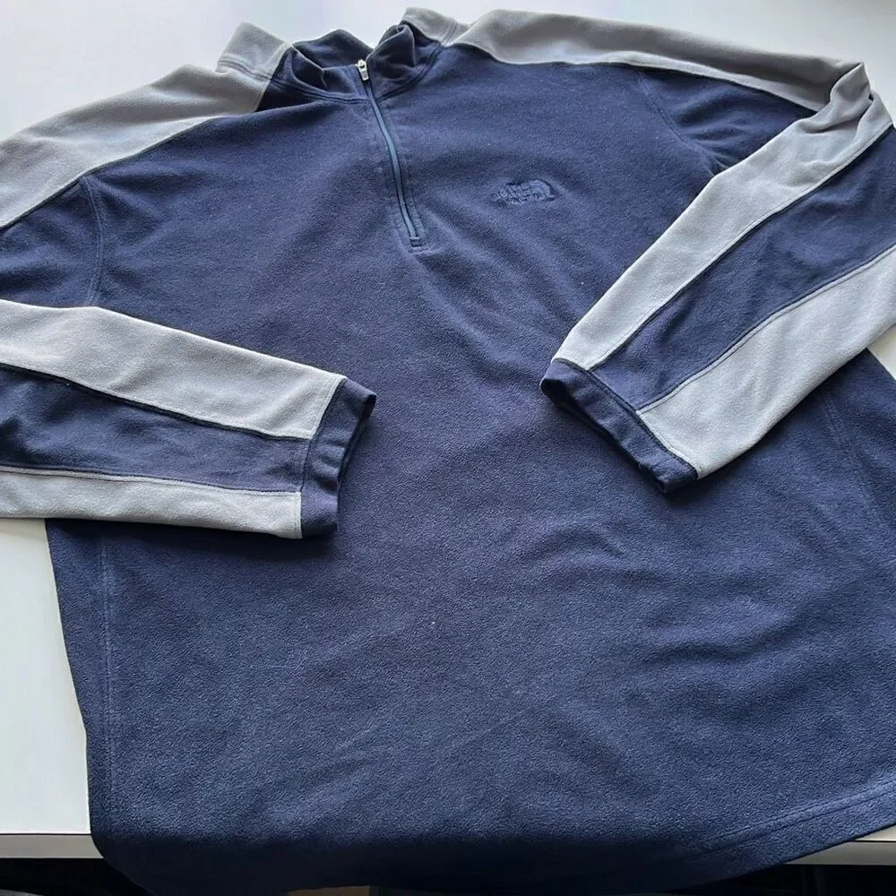 The North Face 1/4 Zip Pullover Fleece Tagged XL Fits L